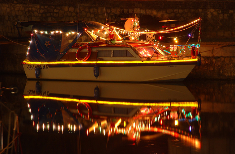 photo "The Nightboat" tags: travel, landscape, Europe, night