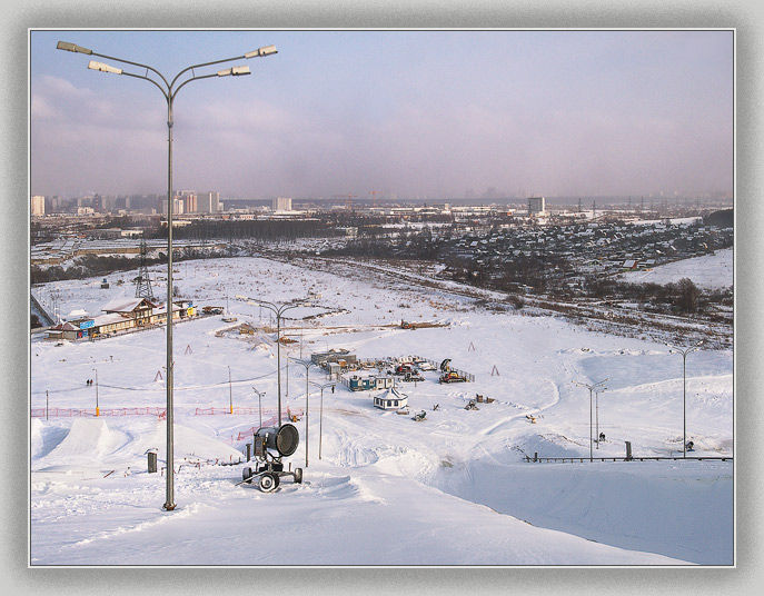 фото "Вид с горы" метки: пейзаж, зима