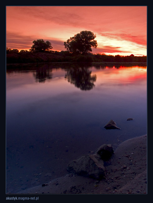 фото "odra 8" метки: пейзаж, вода, закат