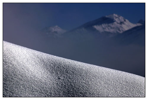 photo "Avant la combe" tags: landscape, mountains, winter