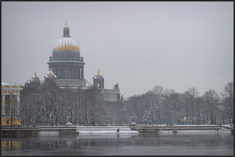 photo "Isaakievsky a cathedral" tags: architecture, landscape, winter