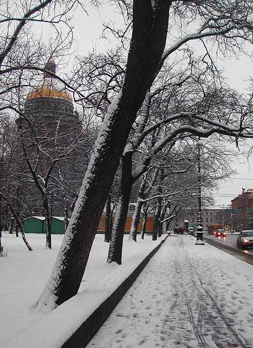 фото "Вечерний Петербург" метки: архитектура, пейзаж, зима