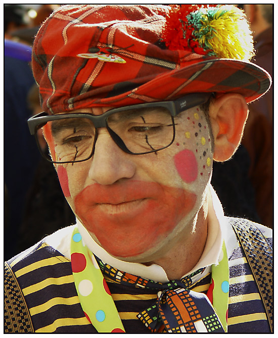 photo "The sadness of the clown" tags: portrait, man