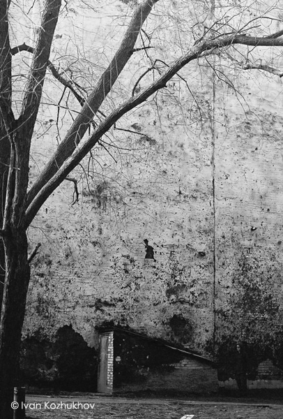 photo "wallll" tags: black&white, 