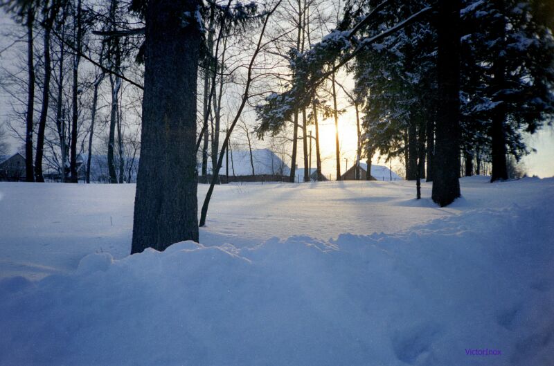 photo "The one day of a winter" tags: landscape, sunset, winter