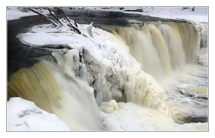 фото "Зимний поток" метки: пейзаж, вода, зима