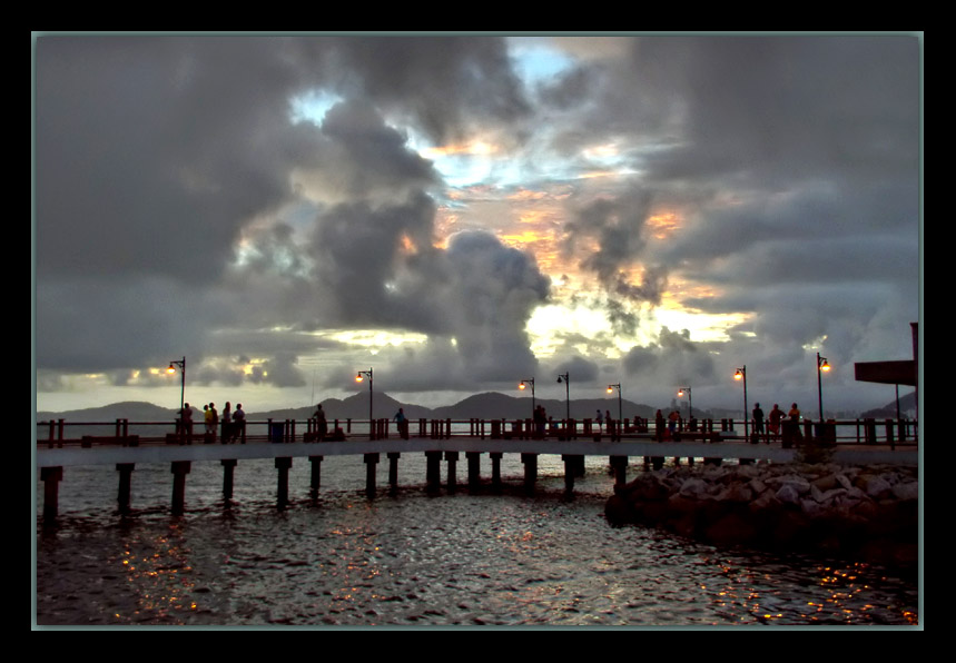 photo "The rain is coming..." tags: landscape, clouds, sunset