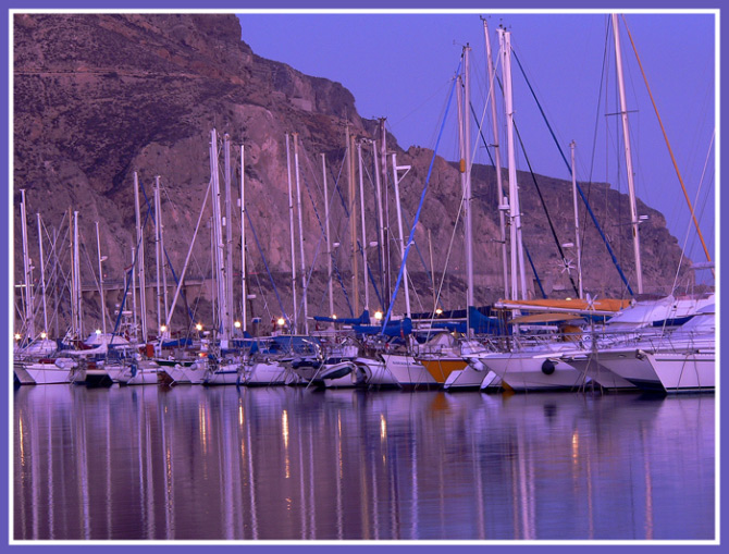 фото "Wharf at dusk" метки: пейзаж, вода, ночь