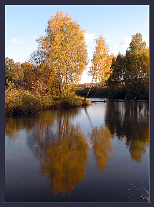 photo ""Sad charm is time eyes... "" tags: landscape, autumn, water