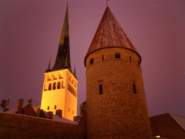 photo "The pink sky (winter, Tallinn)" tags: misc., 