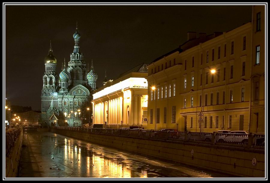 photo "Sight on a cathedral" tags: architecture, landscape, night