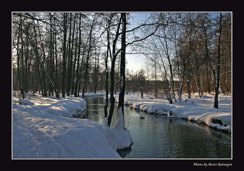 photo "2005. Winter etude-4" tags: landscape, water, winter