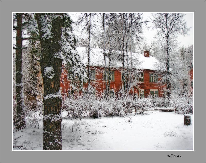 фото "настоящая зима" метки: архитектура, пейзаж, 