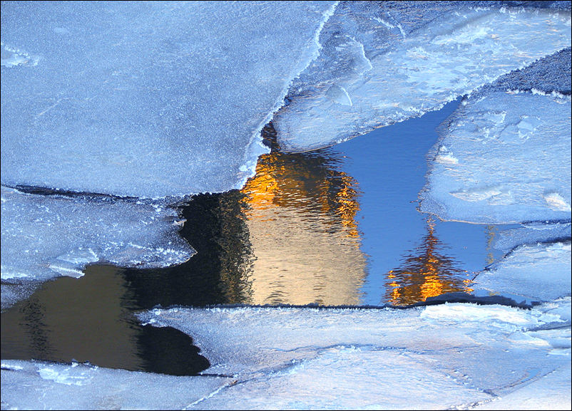 фото "Сказание о граде Китеже. (3) Утонувшая красота." метки: пейзаж, вода, зима