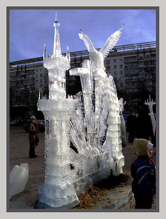 photo "Ice figures" tags: architecture, landscape, winter