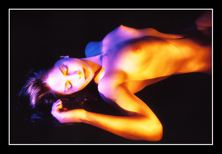 photo "painted with light" tags: nude, 