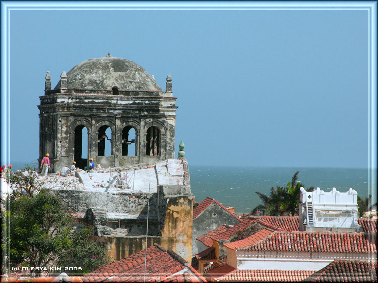 фото "Sunny Day in Cartagena!" метки: архитектура, пейзаж, лето