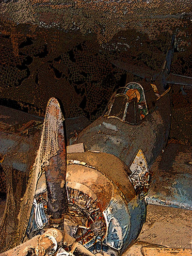 фото "Lost Plane WW II" метки: фотомонтаж, жанр, 