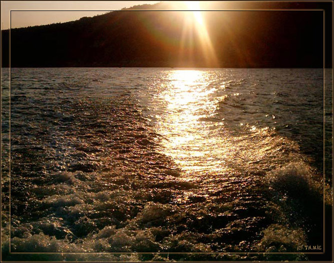 photo "The reflection" tags: landscape, sunset, water