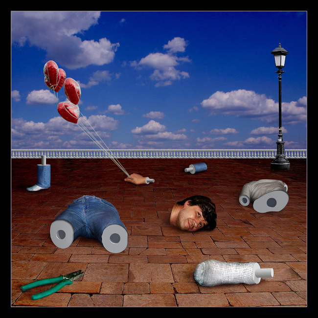 photo "About my distraction" tags: montage, humor, 