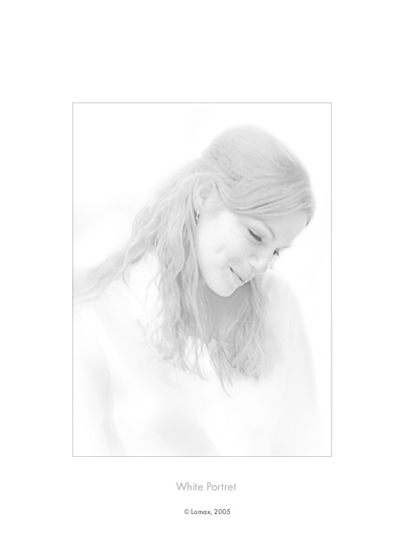 photo "White Portret" tags: portrait, black&white, woman