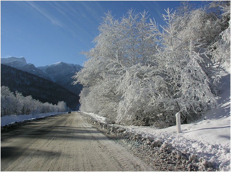 photo "the way" tags: landscape, mountains, winter