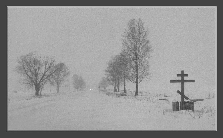 photo "sad winter" tags: black&white, 