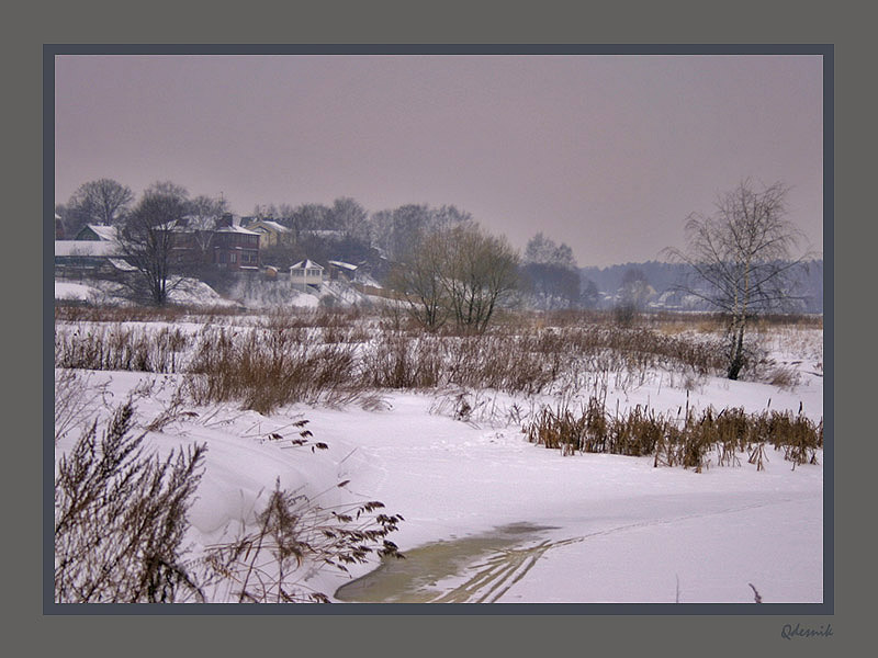 photo "On the river." tags: landscape, winter