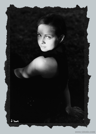 photo "Alyona" tags: portrait, black&white, woman