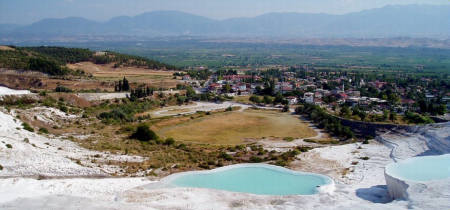 photo "pamukkale panorama" tags: landscape, travel, Europe, mountains