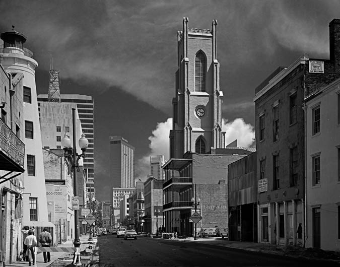 фото "Street New Orleans, La, USA" метки: черно-белые, архитектура, пейзаж, 