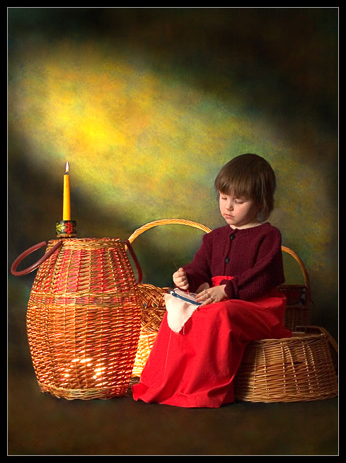 photo "The seamstress ..." tags: portrait, children