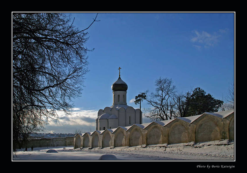 photo "Etude of Ugresha-2" tags: architecture, landscape, winter