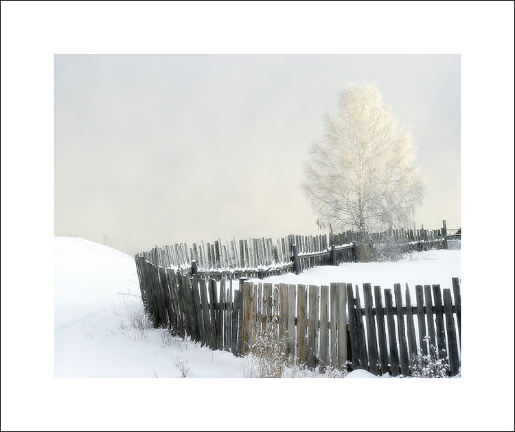 photo "Morning in village Porridge (Ovsianka)" tags: landscape, travel, Asia, winter