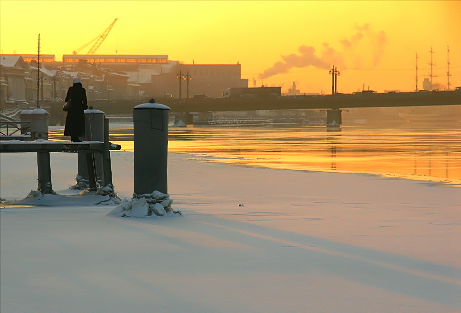 photo "The expectation" tags: landscape, genre, winter