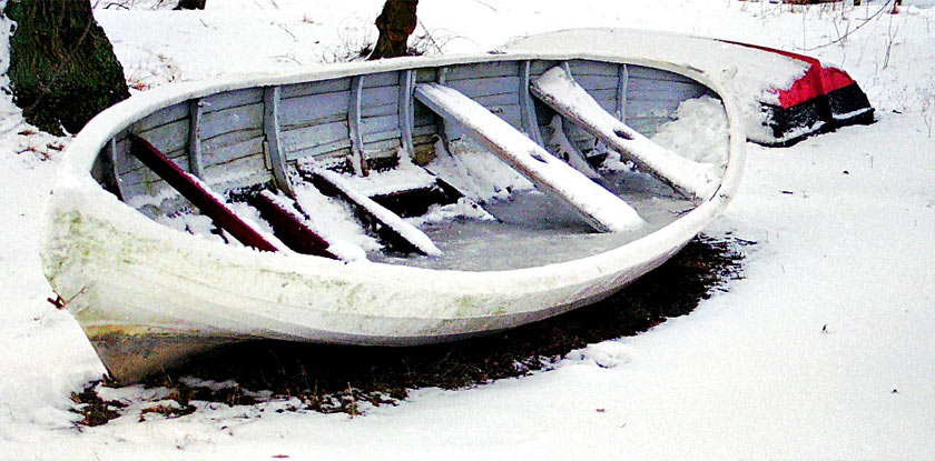 photo "Vinter boat" tags: landscape, winter