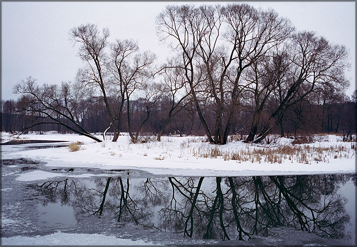 фото "Отражения" метки: пейзаж, вода, зима