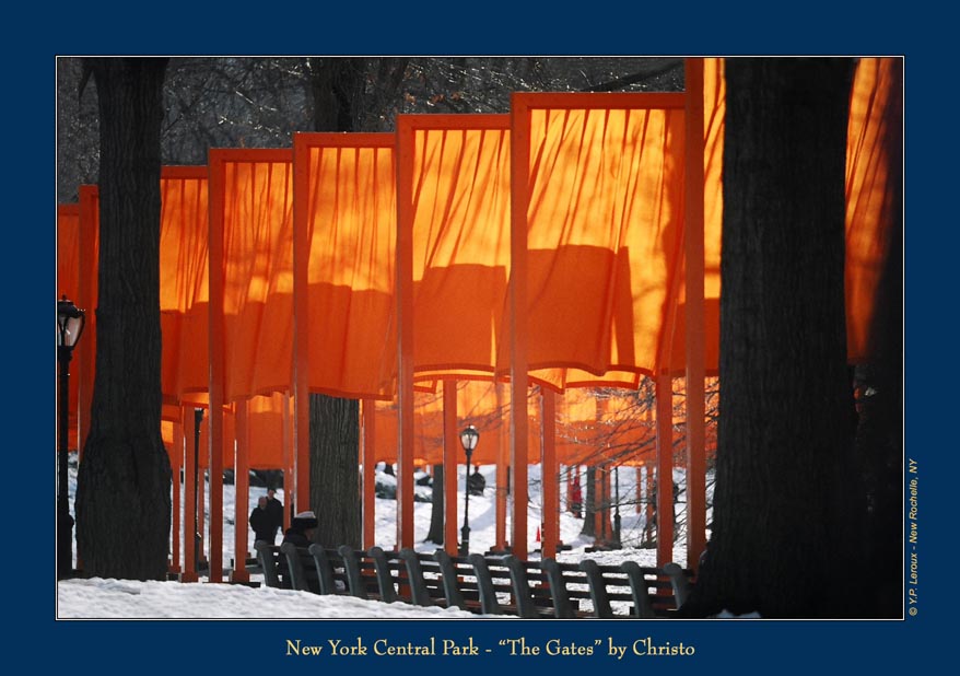 photo "NY Central Park "The Gates"" tags: architecture, travel, landscape, North America