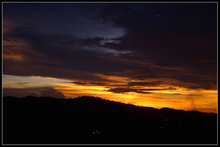 photo "contrast sunset" tags: landscape, clouds, sunset