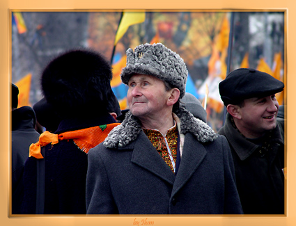photo "Participant of `Orange Revolution`" tags: reporting, 