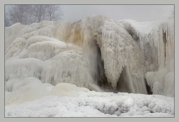 photo "Winter streams Jagala" tags: landscape, water, winter