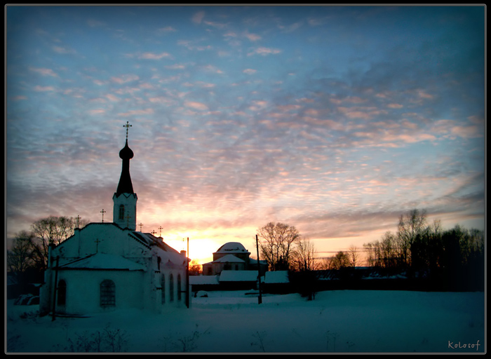 photo "Paints of winter" tags: landscape, sunset, winter