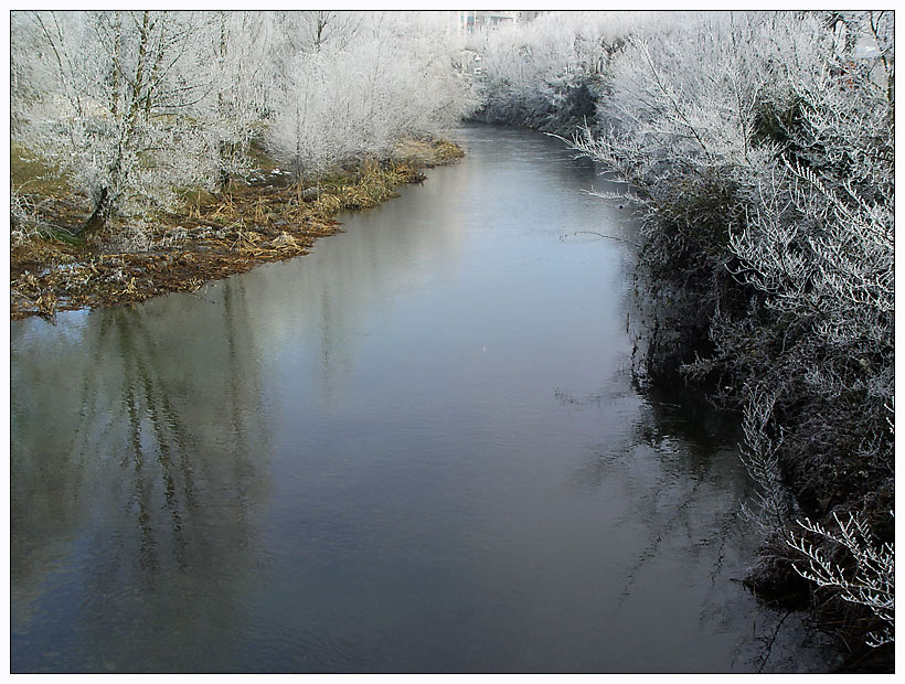 фото "The quiet waters" метки: пейзаж, вода, зима