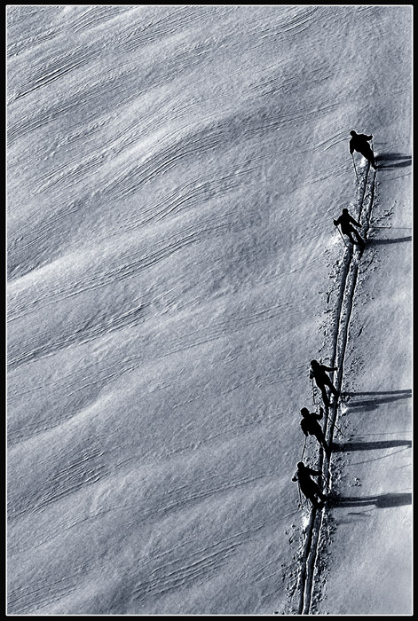 photo "The pioneers" tags: black&white, genre, 