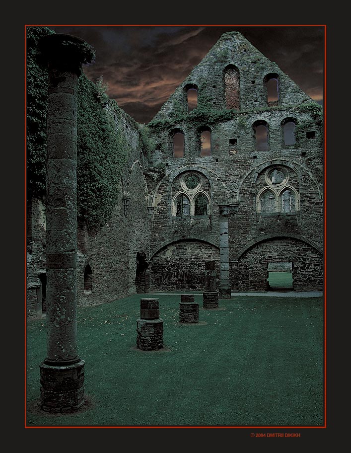 фото "Руины старого аббатства-2" метки: путешествия, архитектура, пейзаж, Европа