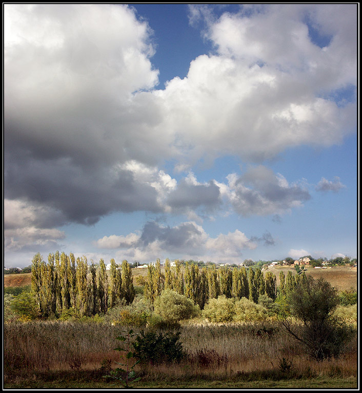 photo "***" tags: landscape, autumn, clouds