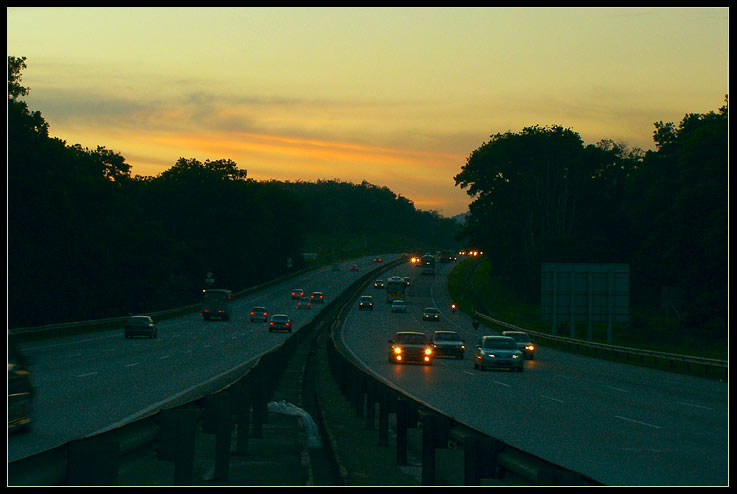 photo "hi-way" tags: architecture, landscape, sunset