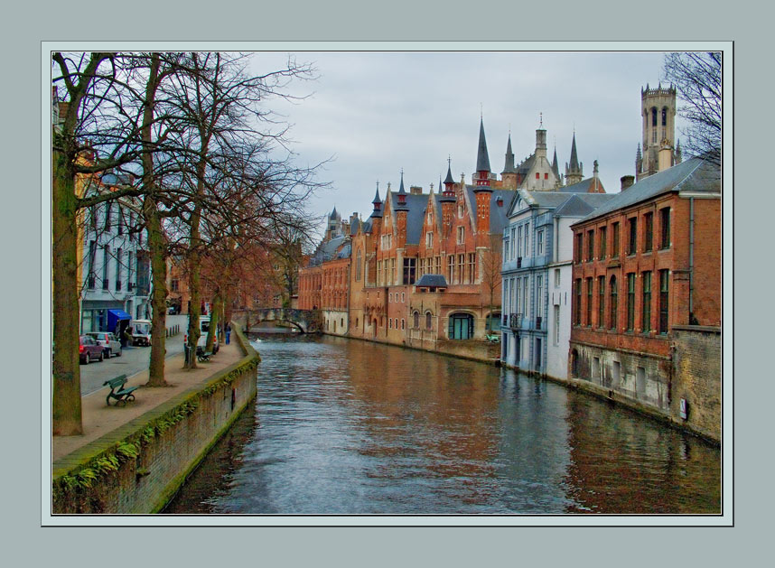 photo "Winter day in reflection of channels..." tags: travel, architecture, landscape, Europe