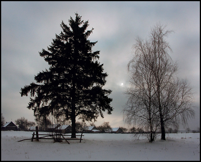 photo "9-00" tags: landscape, winter