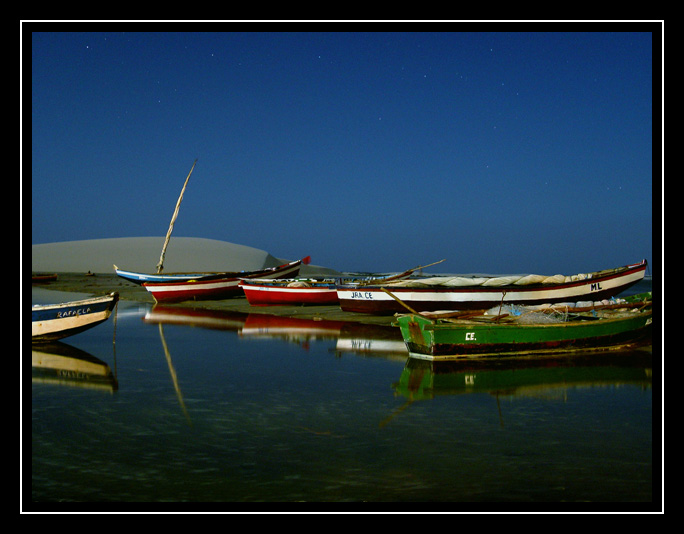 photo "Jericoacoara beach at night" tags: travel, landscape, South America, water